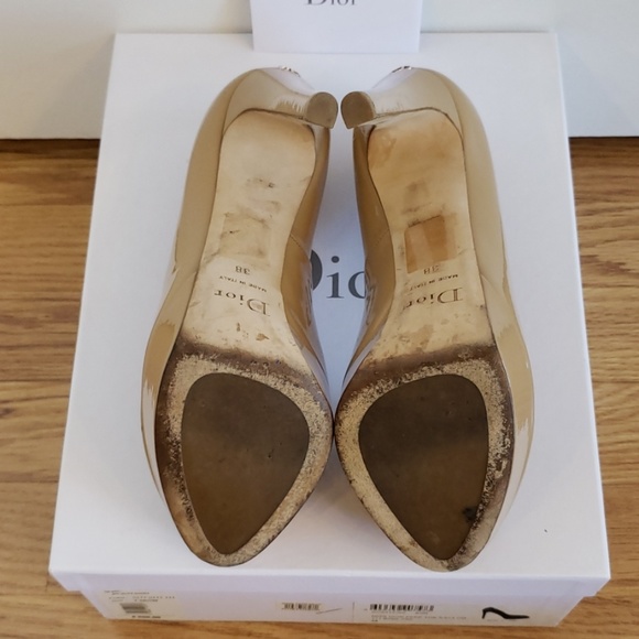 Dior platform peep toe pumps - Picture 4 of 8